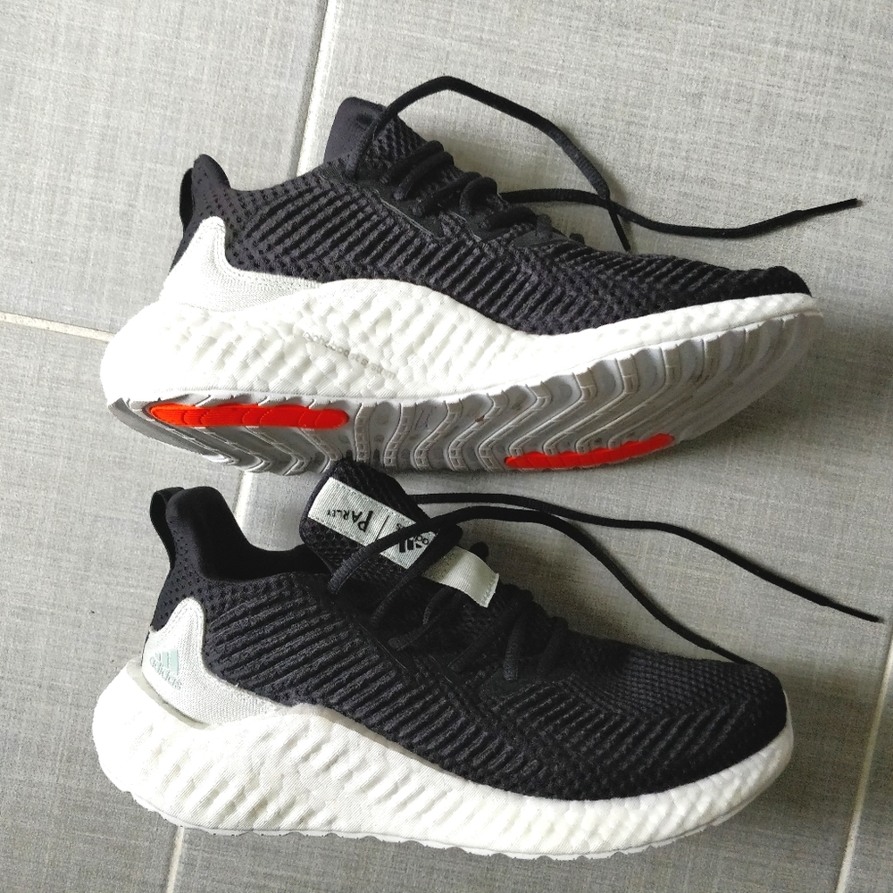 Adidas Black & White Parley Shoe Alphaboost System
